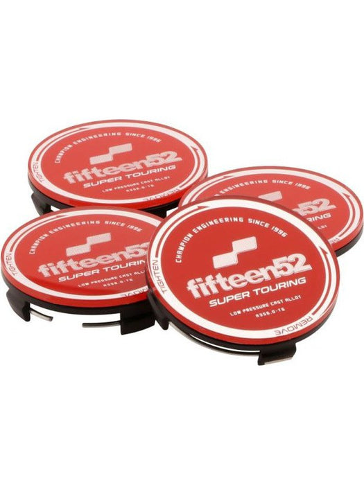 fifteen52 Super Touring Chicane/Podium Centre Cap Set of Fou 52-ST-CAP-RED-SET FIFTEEN52 - Micks Gone Bush