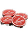 fifteen52 Super Touring Chicane/Podium Centre Cap Set of Fou 52-ST-CAP-RED-SET FIFTEEN52 - Micks Gone Bush