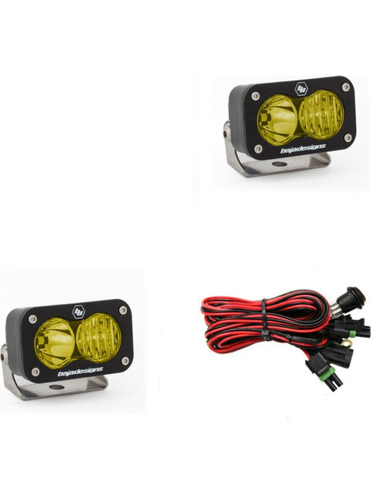 Baja Designs S2 Sport Driving Combo Pattern Pair LED Work Light Amber 547813 Baja Designs - Micks Gone Bush