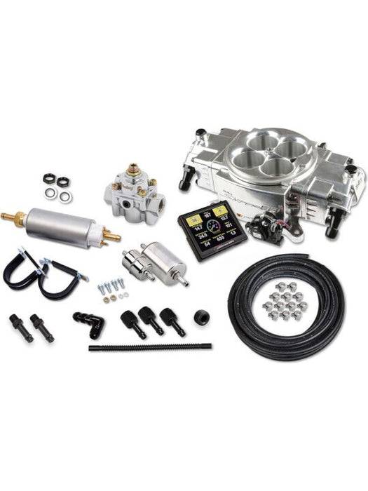 Holley Fuel Injection System Master Kit Stealth 4150 Flange Polished 550-870K Holley - Micks Gone Bush