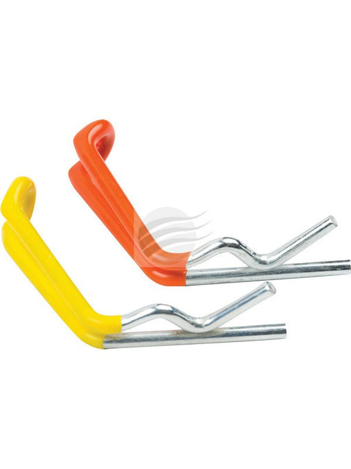 HAYMAN REESE Pack 2 Hitch Pin Ergo Clips Yellow Or Red Blister Pck 55022 Hayman Reese - Micks Gone Bush