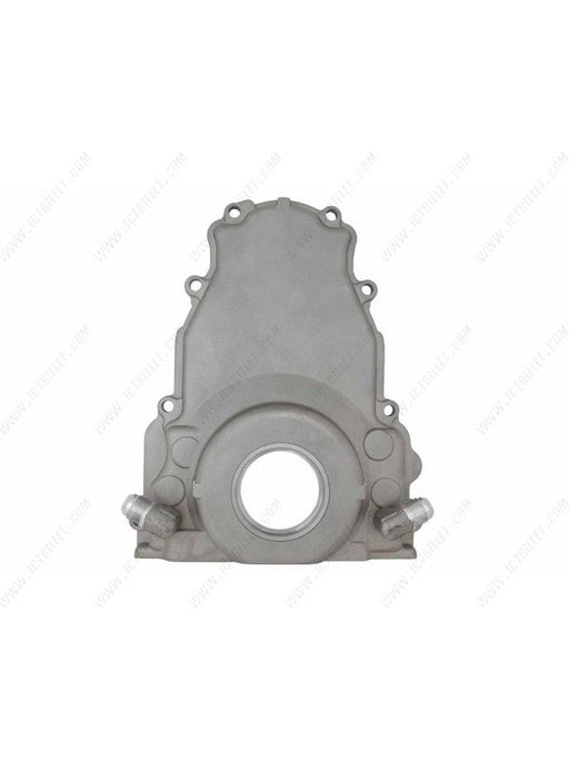 ICT Billet Turbo LS Engine Timing Cover -10 AN Oil Dain For GM LS Gen 3 551589 ICT BILLET - Micks Gone Bush