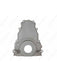 ICT Billet Turbo LS Engine Timing Cover -10 AN Oil Dain For GM LS Gen 3 551589 ICT BILLET - Micks Gone Bush