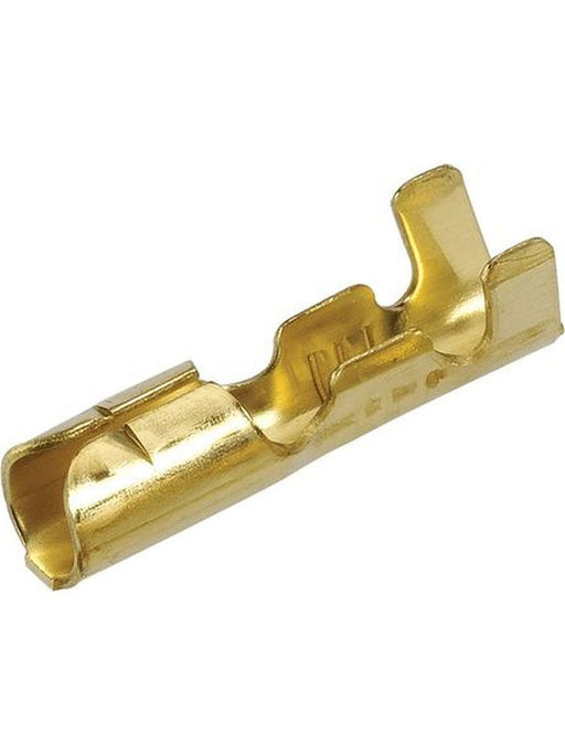 Narva Female Terminal Non-Insulated Brass 4mm Pack of 100 56201 Narva - Micks Gone Bush