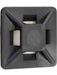 Narva Black U.V. Weather Resistant Cable Tie Mounts 19 x 19mm Pack 100 56442 Narva - Micks Gone Bush
