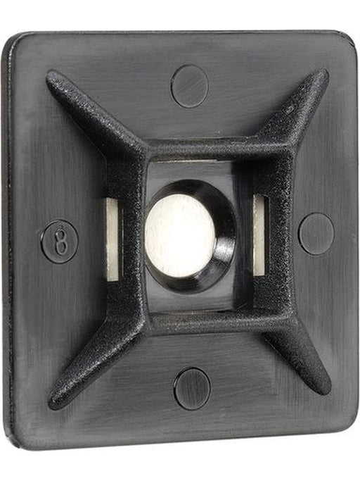 Narva Black U.V. Weather Resistant Cable Tie Mounts 28 x 28mm Pack of 25 56446 Narva - Micks Gone Bush
