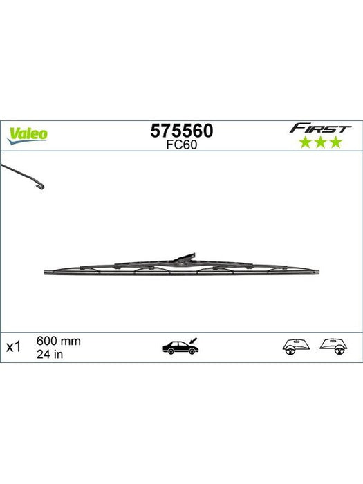Valeo Wiper Blade 575560 Windshield Wiper Blades Valeo - Micks Gone Bush