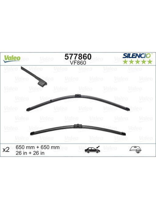 Valeo Wiper Blade 577860 Windshield Wiper Blades Valeo - Micks Gone Bush