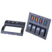 Drivetech 4X4 Rocker 4 Switch Panel On-off Spst 12/24V Blue Illumination DT-11030 SWITCH DRIVETECH 4X4 - Micks Gone Bush