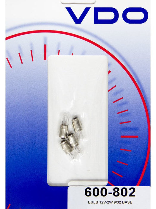 VDO Light Bulb - Type A 9/32 in - White - VDO Gauges - Set of 4 (600-802) 600.802 Light Bulbs VDO - Micks Gone Bush