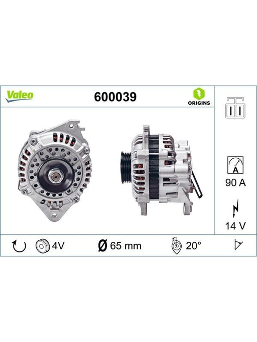 Valeo Alternator 600039 Valeo - Micks Gone Bush
