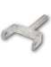 ARK 4-1/2" Stem Bracket 6" X 18mm Square Stem 16mm Bore Galvanised 6130 ARK - Micks Gone Bush