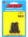ARP Bolt Kit M6x1.00 Thread x 25mm UHL w/ 8mm Hex Head Black 5pk 660-1002 ARP - Micks Gone Bush