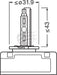 Osram D5S Hid Xenon Globe 12V 31W Pk32D-7 Base 4,400K Box Pack of 1 66540 Osram - Micks Gone Bush