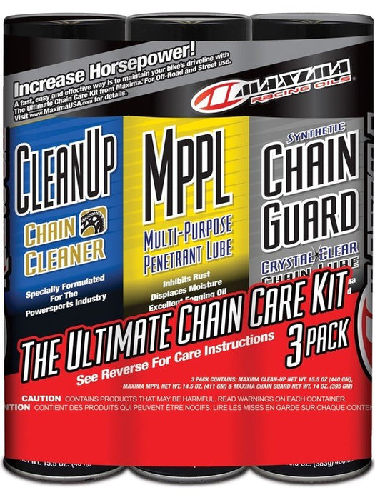 Maxima Racing Oils Synthetic Chain Guard Combo Kit Spray 3-Pack 70-779203 Maxima Racing Oils - Micks Gone Bush