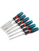 Draper Tools 40mm Soft Grip 'Pound Thru' Bevel Edge Wood Chisel Set 6pcs 70419 Draper Tools - Micks Gone Bush