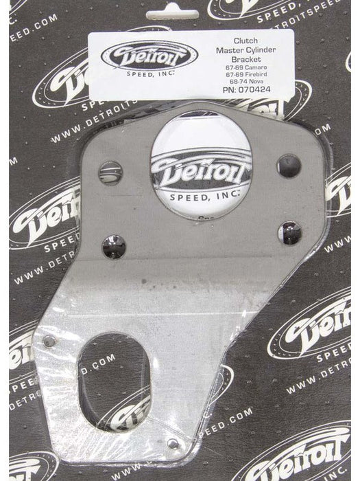 Detroit Speed Engineering Master Cylinder Bracket Clutch Steel Natural (70424) 070424 DETROIT SPEED ENGINEERING - Micks Gone Bush