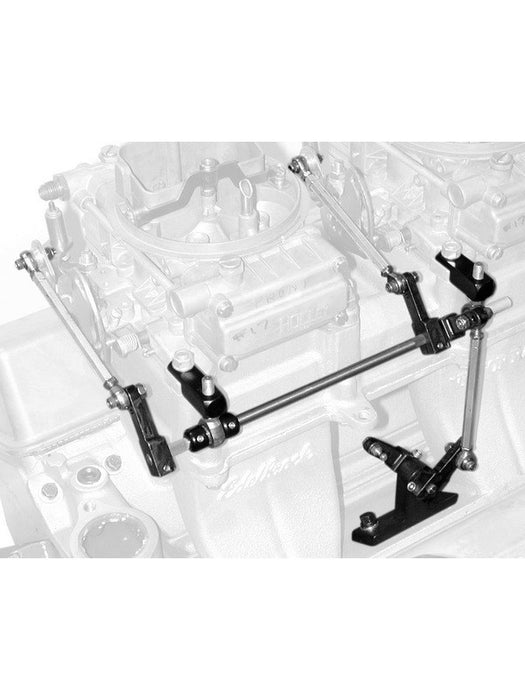 Edelbrock Throttle Linkage Kit Dual Quad Side Mount Universal Sbc Kit 7071 Edelbrock - Micks Gone Bush