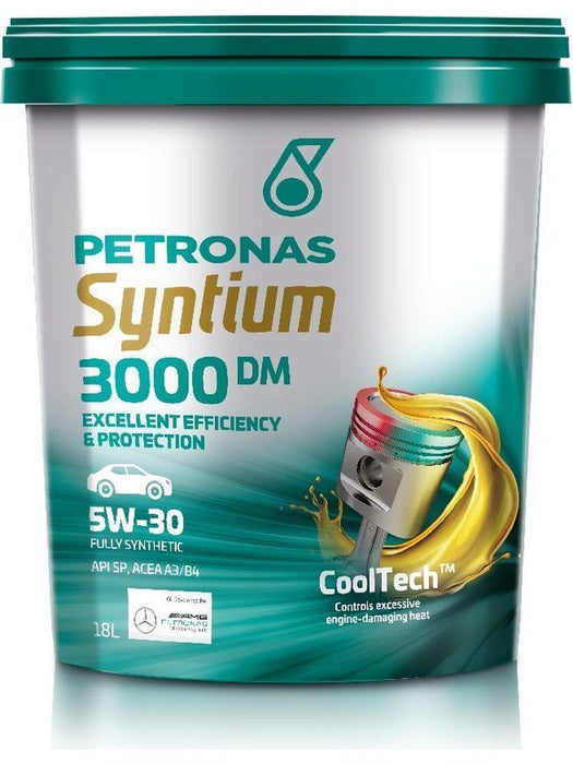 Petronas 18 Litre 5W-30 Syntium 3000 DM SP A3/B4 Pail 70725P41MY Petronas - Micks Gone Bush