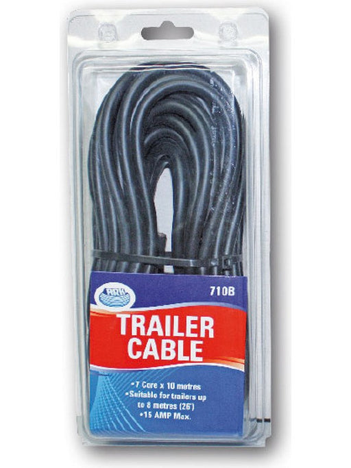 ARK 3mm Seven Core Trailer Cable with Black Sheath 10M (14/0.32) Blister 710B ARK - Micks Gone Bush