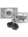 Narva Halogen Headlamp H4 Conversion Kit 165x100mm High/Low Beam Form 72018 Narva - Micks Gone Bush
