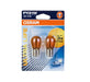 Osram Ultra Life Amber Bayonet Globe 21W [ref Narva 17384] Pack 2 7507ULT-02B Osram - Micks Gone Bush