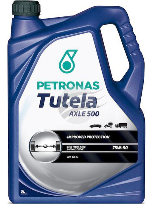 Petronas Tutela Axle 500 75W-90 Gl-5 Diff & Final Drive Oil 5L 76631M12EU Petronas - Micks Gone Bush