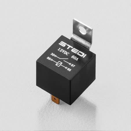 Stedi 12 Volt 60 Amp 4 Pin Relay – Part No. RELAY-12V-4PIN MINI AND MICRO RELAYS STEDI - Micks Gone Bush