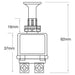Narva Push/pull Switch Off/on Spst 75A 12V Part No. 60018BL SWITCH NARVA - Micks Gone Bush