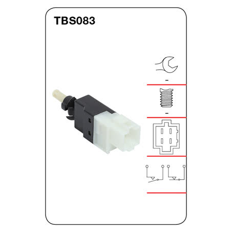 Tridon Stop Light Switch TBS083 Dual Circuit SWITCH TRIDON - Micks Gone Bush