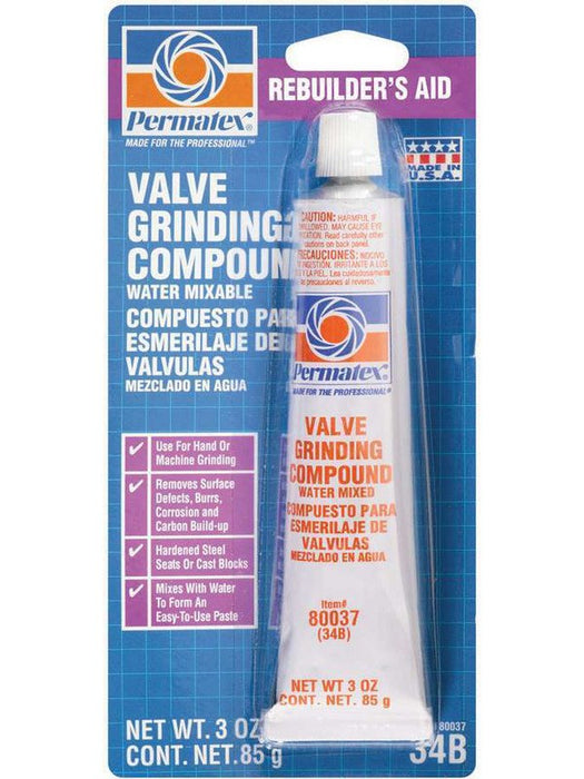 Permatex Valve Grinding Compound - 3 oz Tube - Each 80037 Permatex - Micks Gone Bush