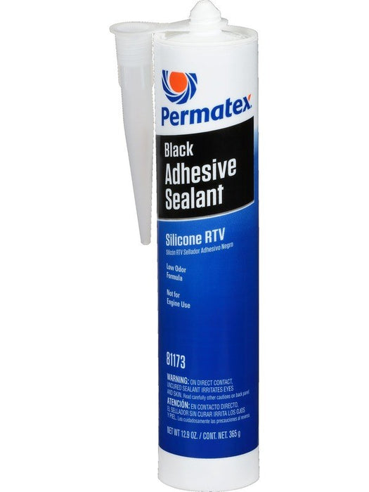 Permatex Black Silicone Adhesive Sealant 365g 81173 Permatex - Micks Gone Bush