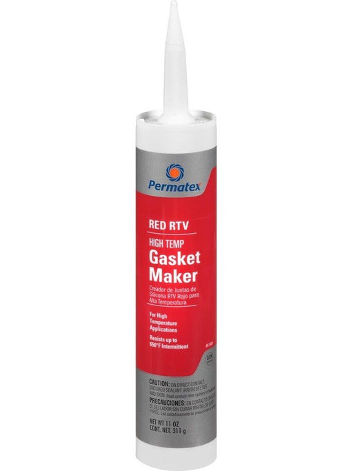 Permatex High Temp Red Silcone Gasket Mkr Cartridge 311G Px81409 Permatex 81409 Permatex - Micks Gone Bush
