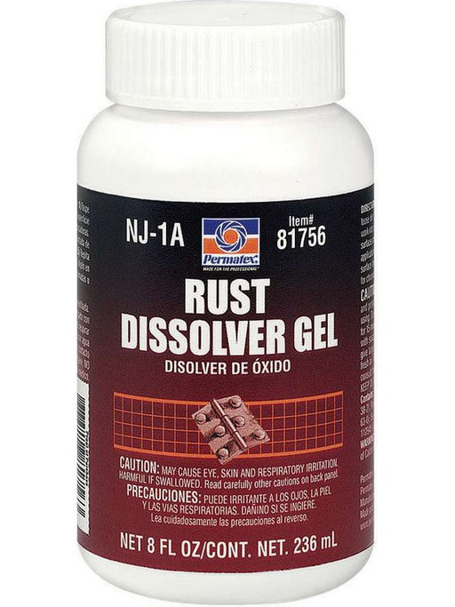 Permatex Rust Remover - Rust Dissolver Gel - 8 oz Bottle - Each 81756 Permatex - Micks Gone Bush