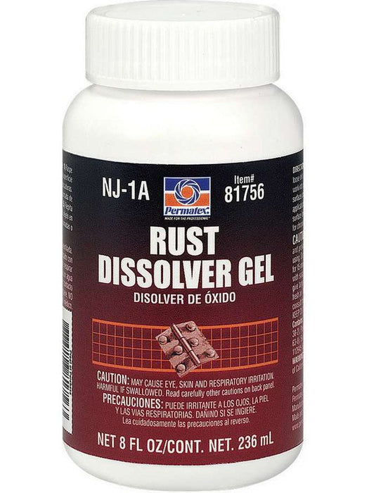 Permatex Rust Remover - Rust Dissolver Gel - 8 oz Bottle - Each 81756 Permatex - Micks Gone Bush