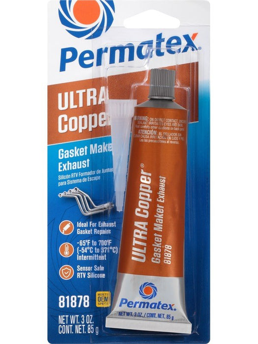 Permatex Ultra Copper Maximum Temp Gasket Maker 85G Px81878 Permatex 81878 Permatex - Micks Gone Bush