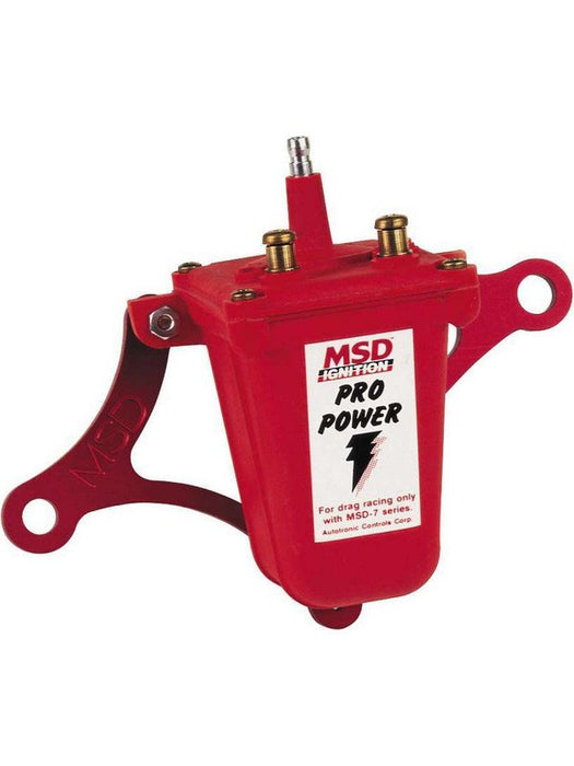 MSD Ignition Coil Pro Power Canister Triangle Ciba Arathane Red 55000 V 8201 MSD - Micks Gone Bush