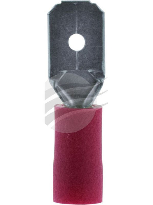 Hella Terminal Male Blade Red Insulated 6.3mm Pack 14 8213 Hella - Micks Gone Bush