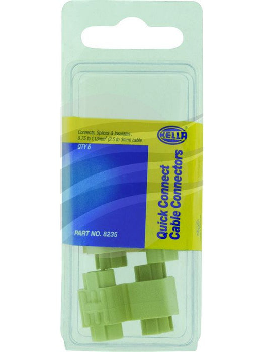 Hella Cable Connector Quick Connect Pack 6 8235 Hella - Micks Gone Bush