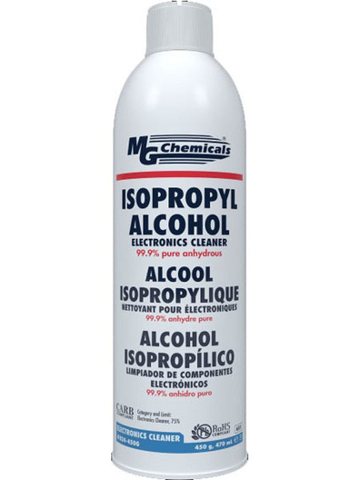MG Chemicals 99.9% Isopropyl Alcohol, 450g Aerosol 824-450G MG Chemicals - Micks Gone Bush