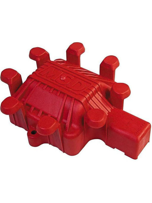 MSD Wire Retainer/Coil Cover Extreme Output Red Pro-Billet Distributor 84022 MSD - Micks Gone Bush