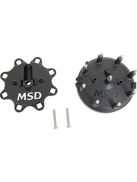 MSD Distributor Cap Male/HEI-Style Black Clamp-Down Ford/MSD Pro-V8 (MSD-84083) 84083 MSD - Micks Gone Bush