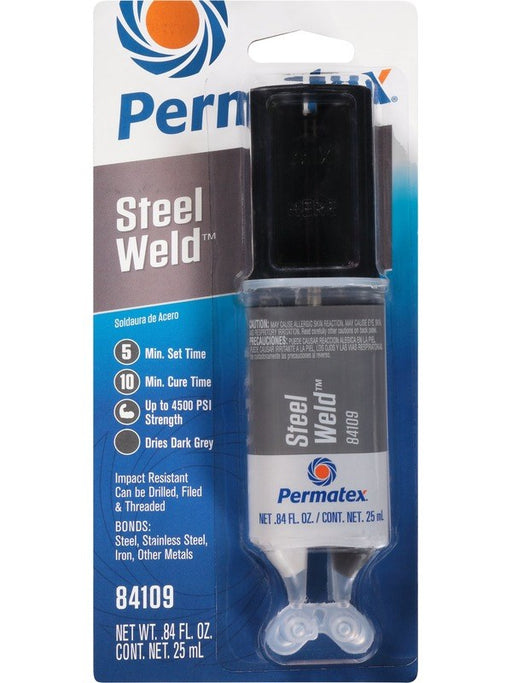 Permatex Steel Weld Epoxy Dual Syringe 25ml 84109 Permatex - Micks Gone Bush