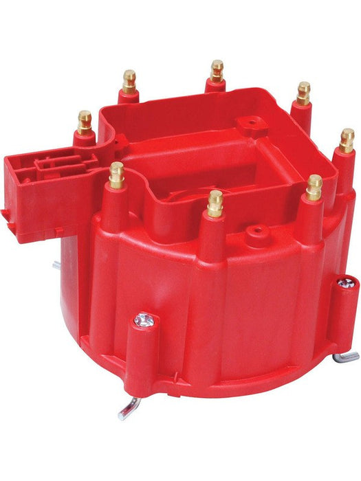 MSD Distributor Cap Male/Hei-Style Red Clamp-Down Gm V8 8411 MSD - Micks Gone Bush