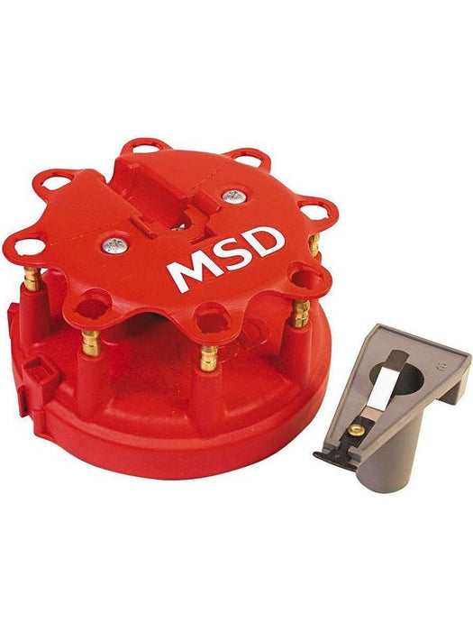MSD Distributor Cap and Rotor Kit Terminal Clamp-Down Duraspark V8 8450 MSD - Micks Gone Bush