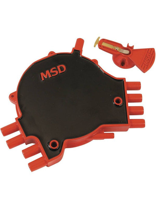 MSD Distributor Cap and Rotor Kit Screw-Down Buick Chevy Pontiac 5.7 84811 MSD - Micks Gone Bush