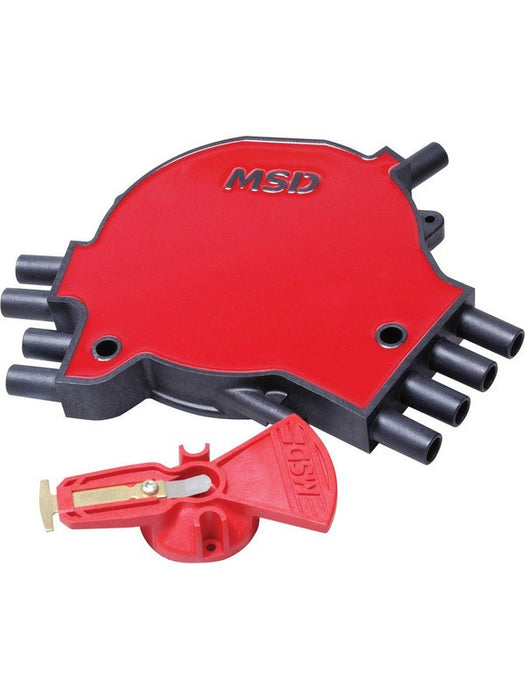 MSD Distributor Cap and Rotor Kit Screw-Down Buick Pontiac 5.7 (MSD-8481) 8481 MSD - Micks Gone Bush