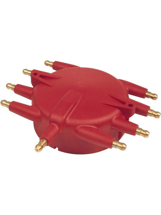 MSD Distributor Cap Male/Hei-Style Red Screw-Down Billet V8 8541 MSD - Micks Gone Bush
