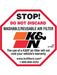 K&N Decal/Sticker Do Not Discard 6.5x6.5 cm 89-16063-1 K&N - Micks Gone Bush