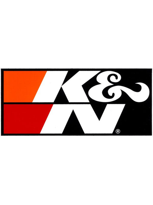 K&N Engineering 89-16182-1 Decal; Contingency Air Filter, K&N W/Blk Back; 22.9x10.1 cm Decal/Sticker 89-16182-1 K&N - Micks Gone Bush
